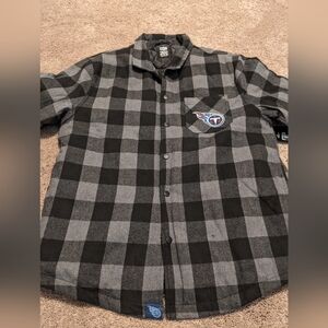 Brand New W Tags Tennessee Titans Quilted Jacket Size Medium